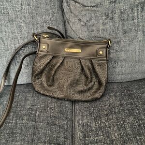 Juicy Couture Embossed Black Crossbody Bag